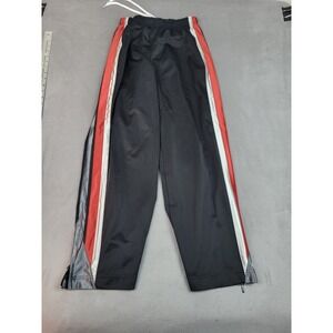 Vintage Nike Sweat Pants Boys Large 14 15 Black Lightweight Drawstring Side‎ Zip